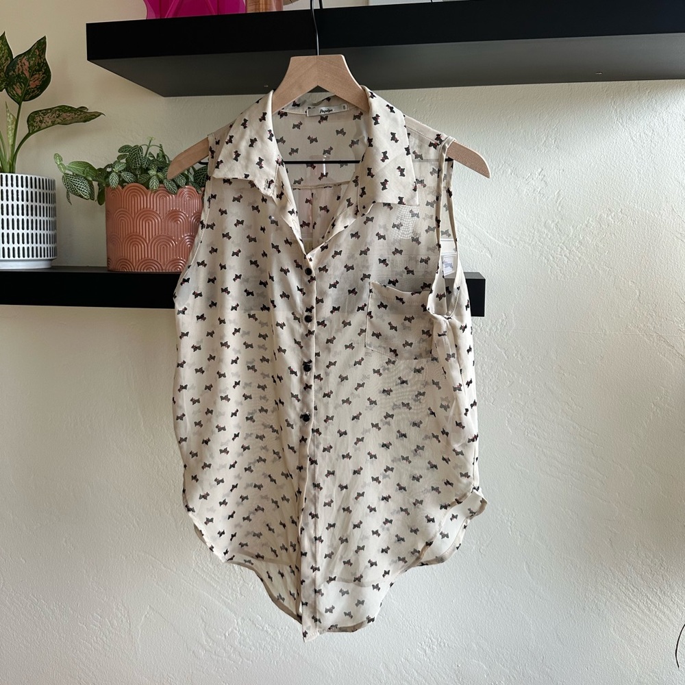 Cute sheer top